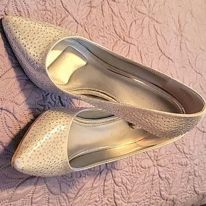 Silver Glittery Party shoes, Kelly & Katie